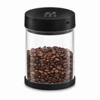 VABICA Vacuum Coffee Canister 0.95L – Auto Seal with LED Display, Front View