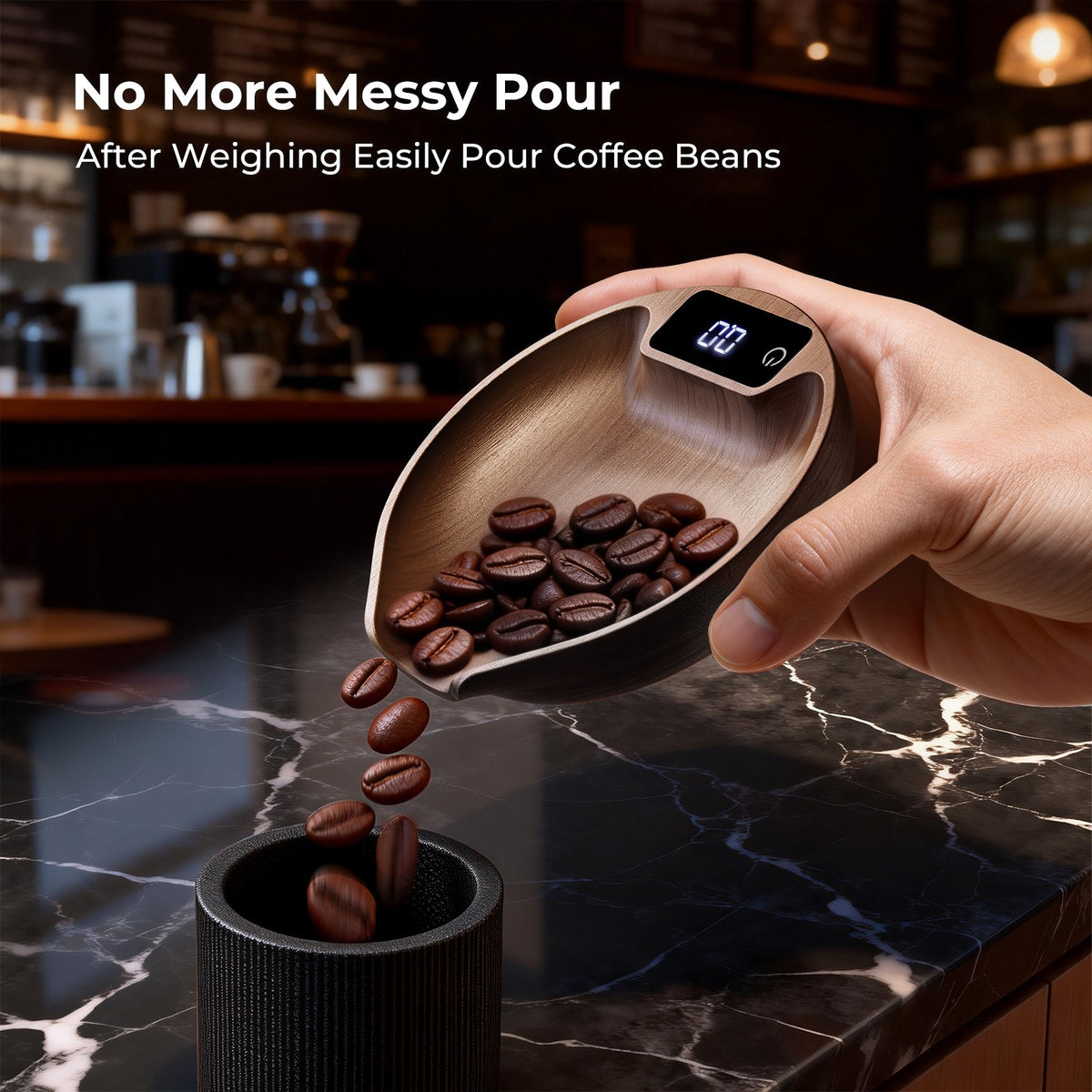 VABICA espresso coffee scale for consistent brewing and home coffee setups
