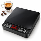 VABICA precision coffee scale with timer for espresso and pour over brewing