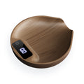 VABICA premium walnut coffee scale for espresso and pour over brewing